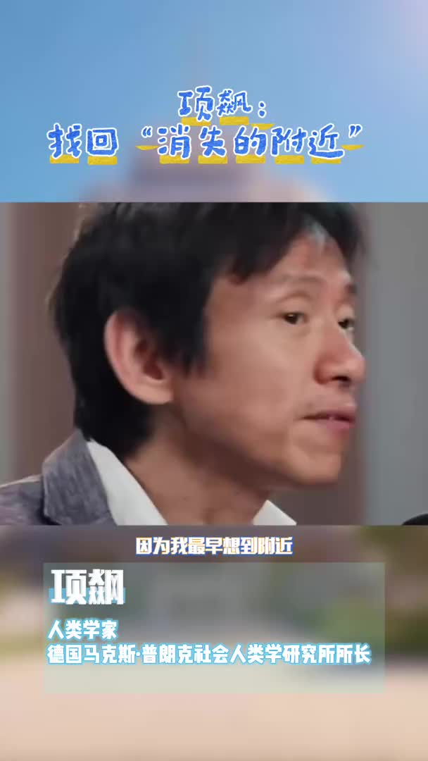 项飙：找回“消失的附近”